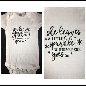 Customized onesies.